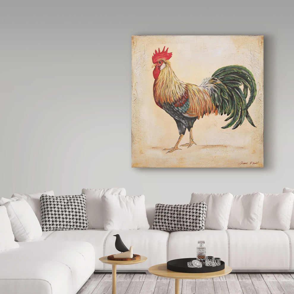 Jean Plout 'Rooster 3' Canvas Art