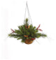 Vickerman 12' Mixed Berry Cone Hang Basket