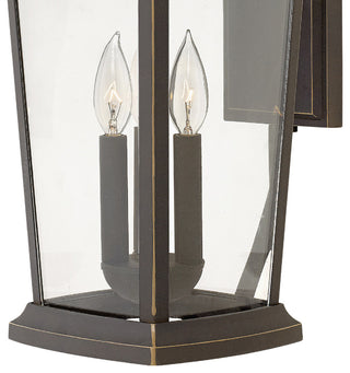 Hinkley Lighting 2365 Bromley 3 Light 19-1/4" Tall Outdoor Wall - Museum Black