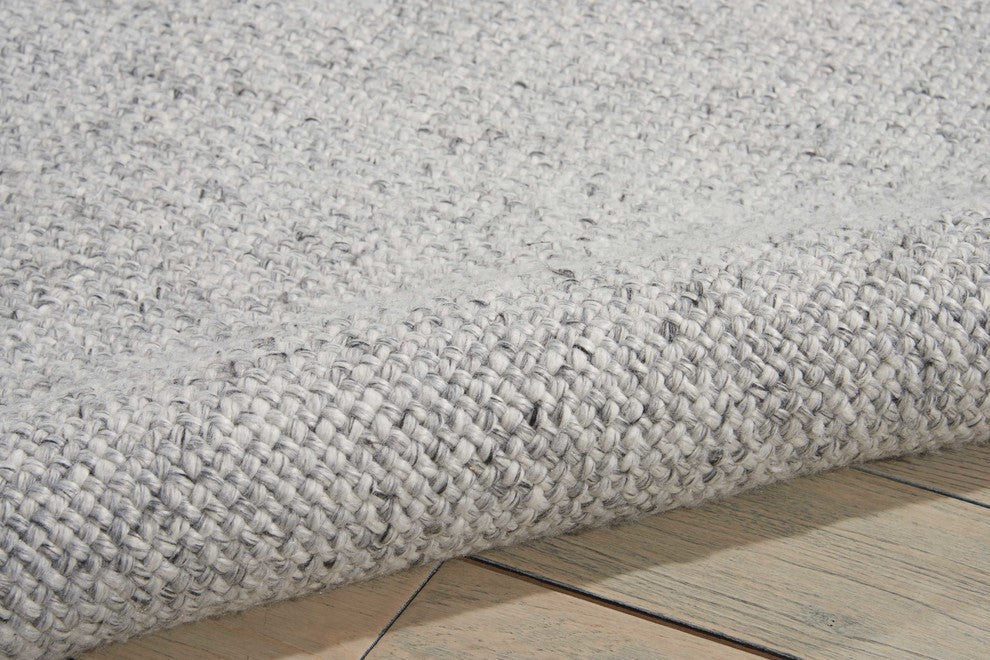 Calvin Klein Home Tobiano 9' x 12' Silver Modern Indoor Area Rug