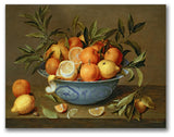 'Still Life with Oranges' Canvas Art by Jacob van Hulsdonck