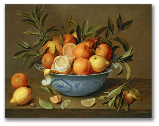 'Still Life with Oranges' Canvas Art by Jacob van Hulsdonck