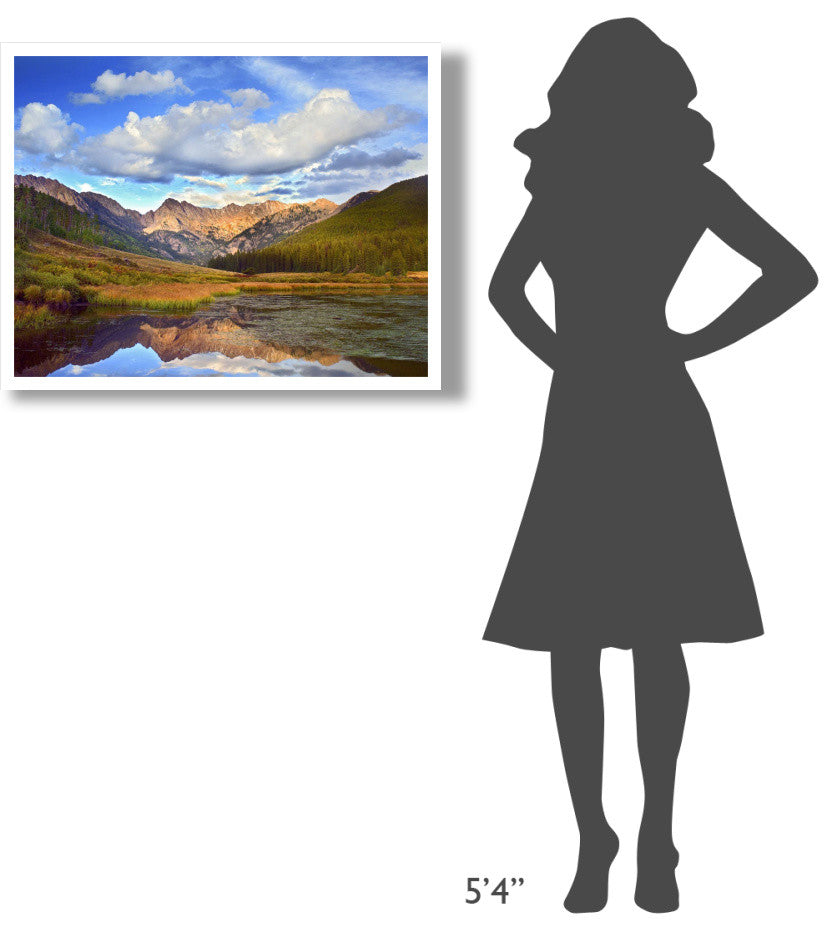 "Mt Powell and Piney Lake, Colorado" Paper Print by Tim Fitzharris, 34"x26"