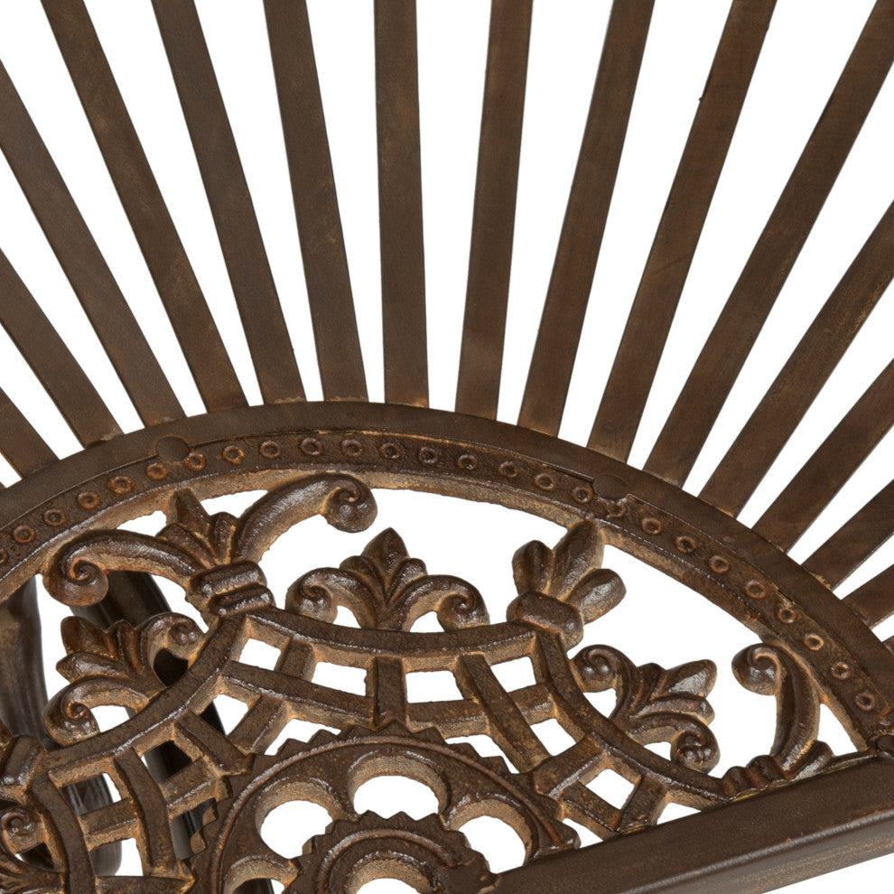 Safavieh Annalise Indoor-Outdoor Accent Table, Rustic Brown