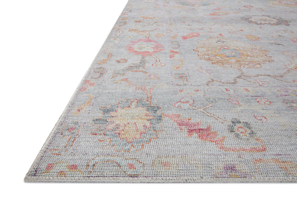 Loloi II Elysium Silver / Multi 3'-0" x 3'-0" Round Accent Rug