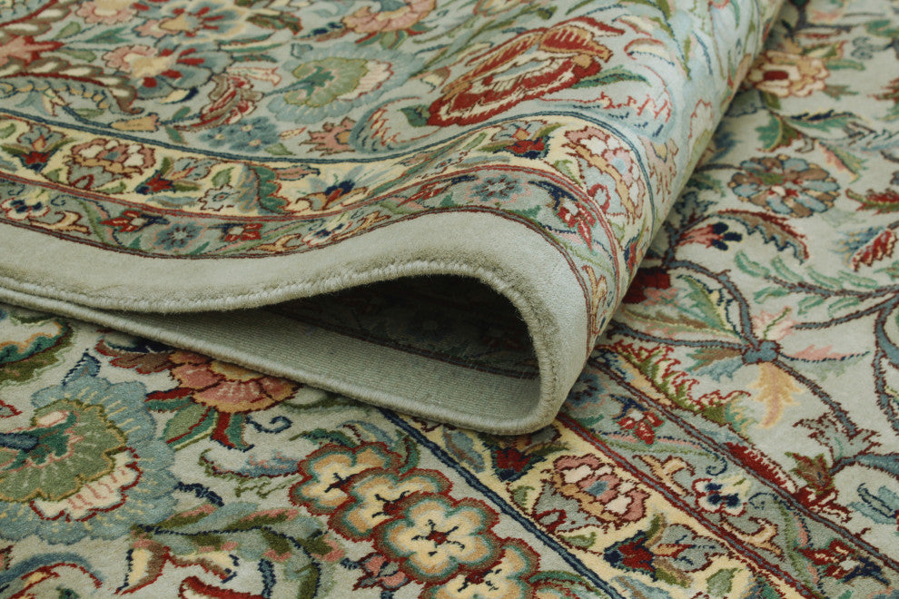 Pak-Persian Dilek Gray/Gold Rug, 9'1x12'3