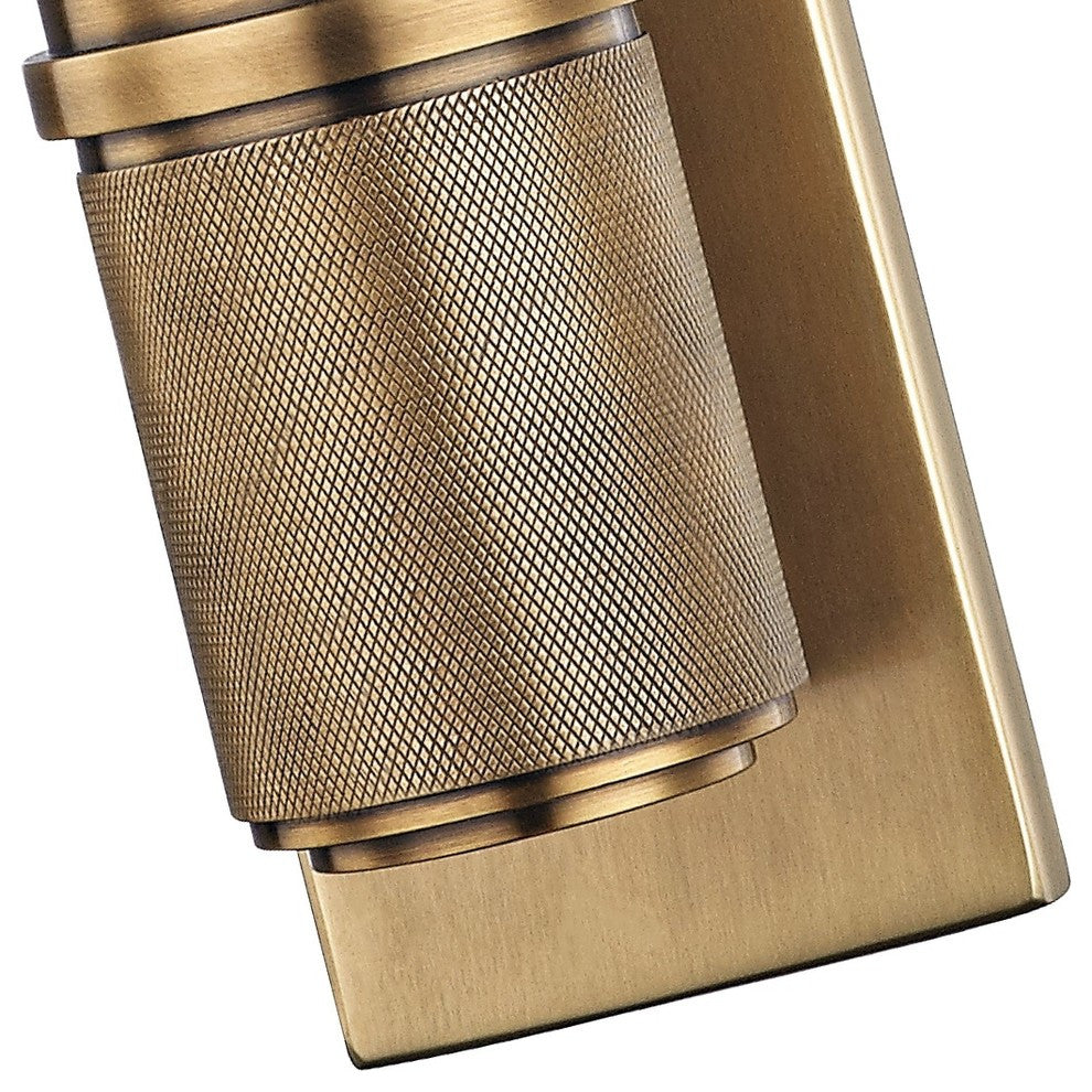 Shaw 1-Light LED Wall Sconce, Aged Brass