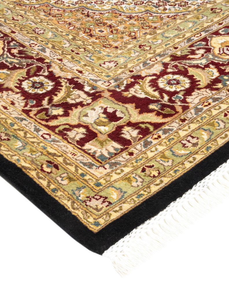 Mogul, One-of-a-Kind Hand-Knotted Area Rug Black, 8' 10" x 11' 10"