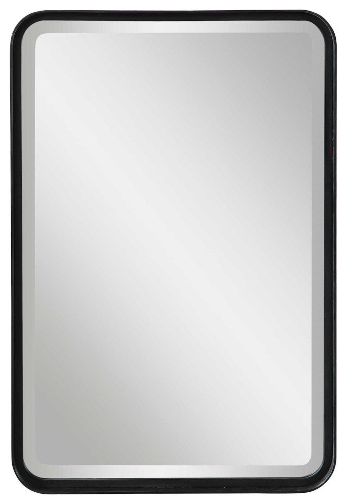 Uttermost 09573 Croften 20-1/4" W x 30-1/4" H Rectangular Framed - Matte Black