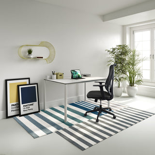 Ergonomic Office Desk Chair With Adjustable Lumbar High Mesh Back, Black