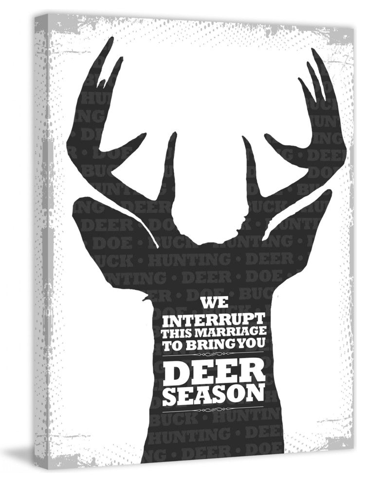 "Deer Season 2" Painting Print on Canvas by Saturday Evening Post