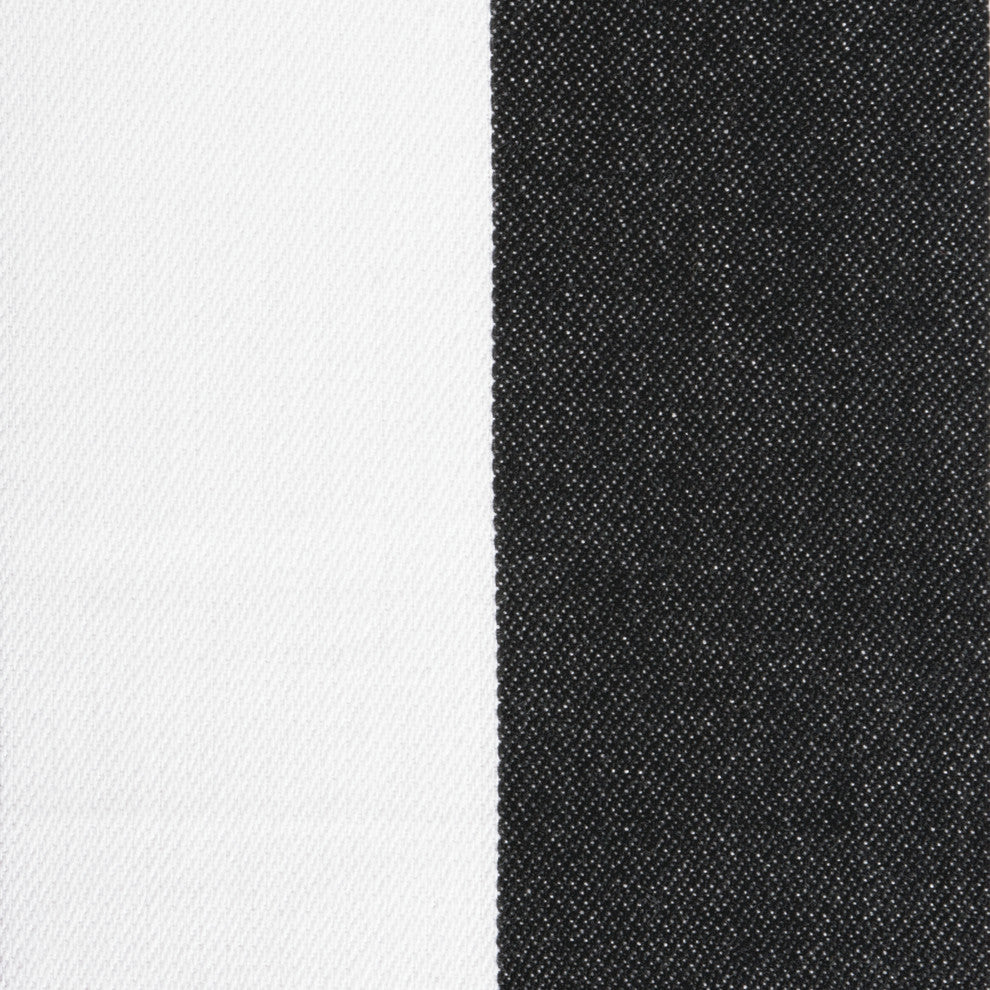 DII Black/White Dobby Stripe Table Runner