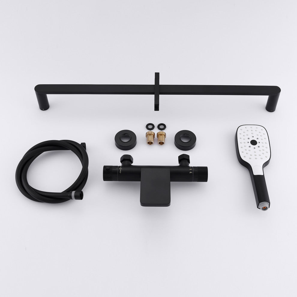 Waterfall Tub Faucet with 3 Settings Handheld Shower
