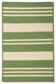 Colonial Mills Bayou Braided Rug, Green, 42"x66"