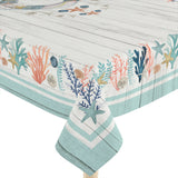 Laural Home Coastal Reef 70" X 144" Tablecloth