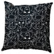 Halloween Outlines Accent Pillow, Black, 20"x20"