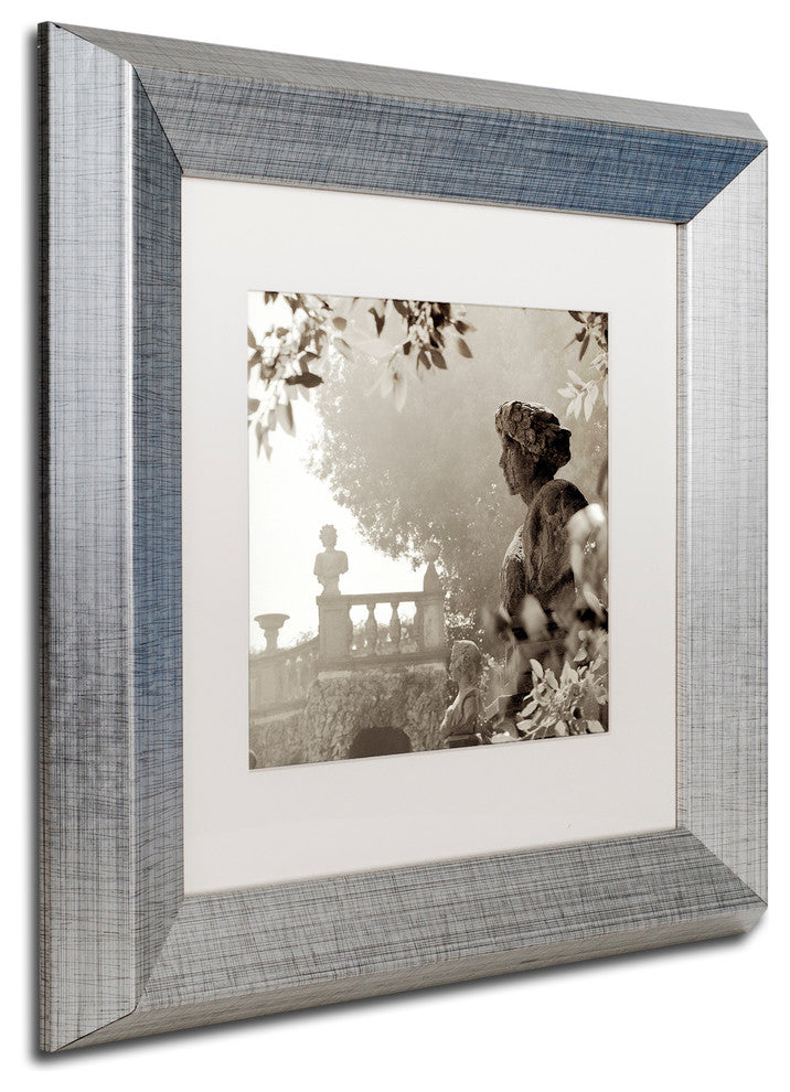 Alan Blaustein ''Tuscany VIII'' Art, Silver Frame, White Mat, 11x11