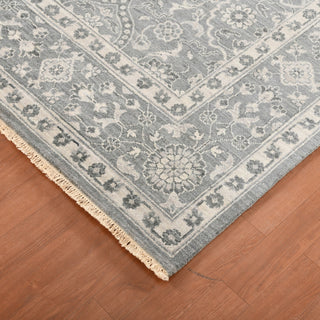 Nuit Arabe Elm Area Rug Ice Blue, 2' X 3'
