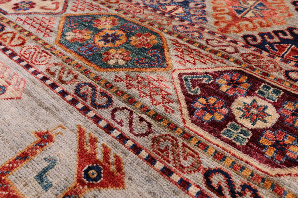 8' 4" X 10' 1" Persian Gabbeh Tribal Handmade Rug Q5865