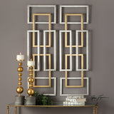 Uttermost Aerin Geometric Wall Art Set of 2