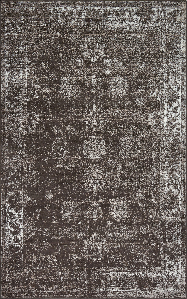 Unique Loom Brown Casino Sofia 3'x5' Area Rug