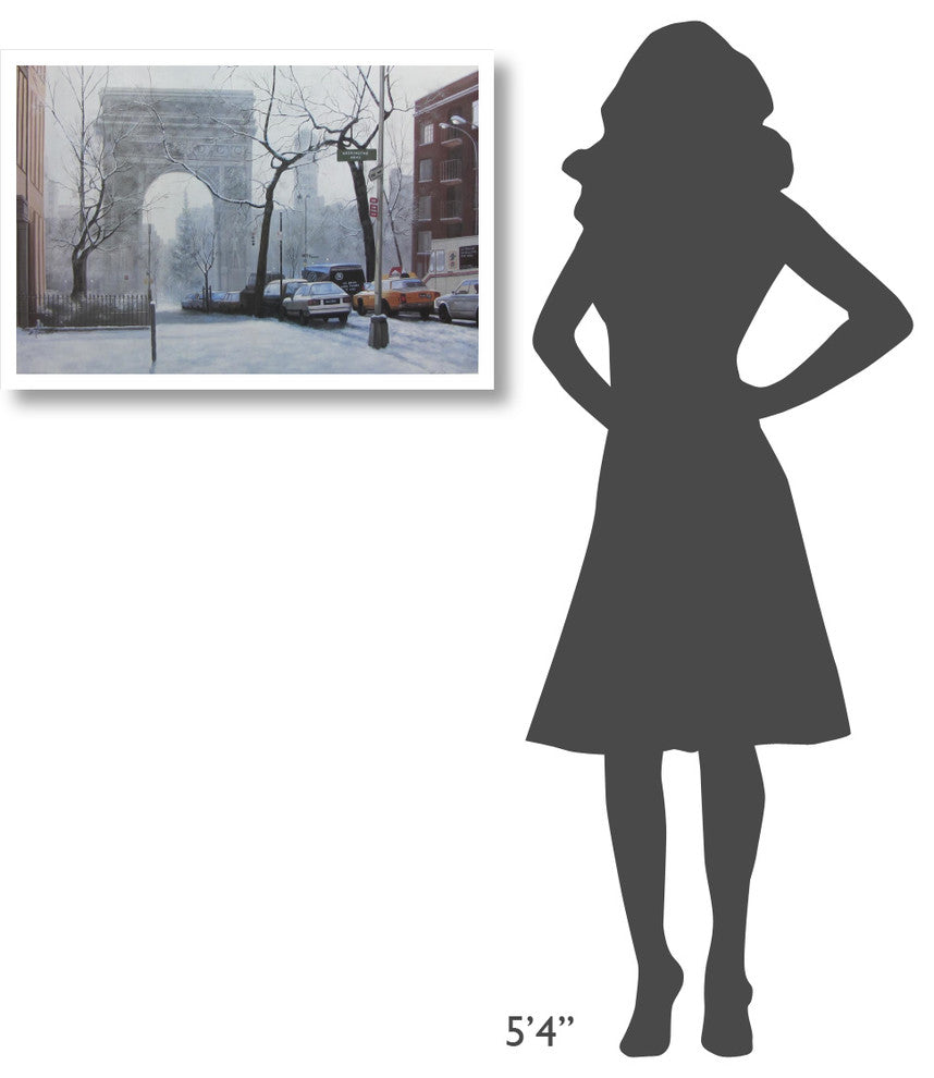 "Wash Square" Digital Paper Print by Diane Romanello, 32"x22"