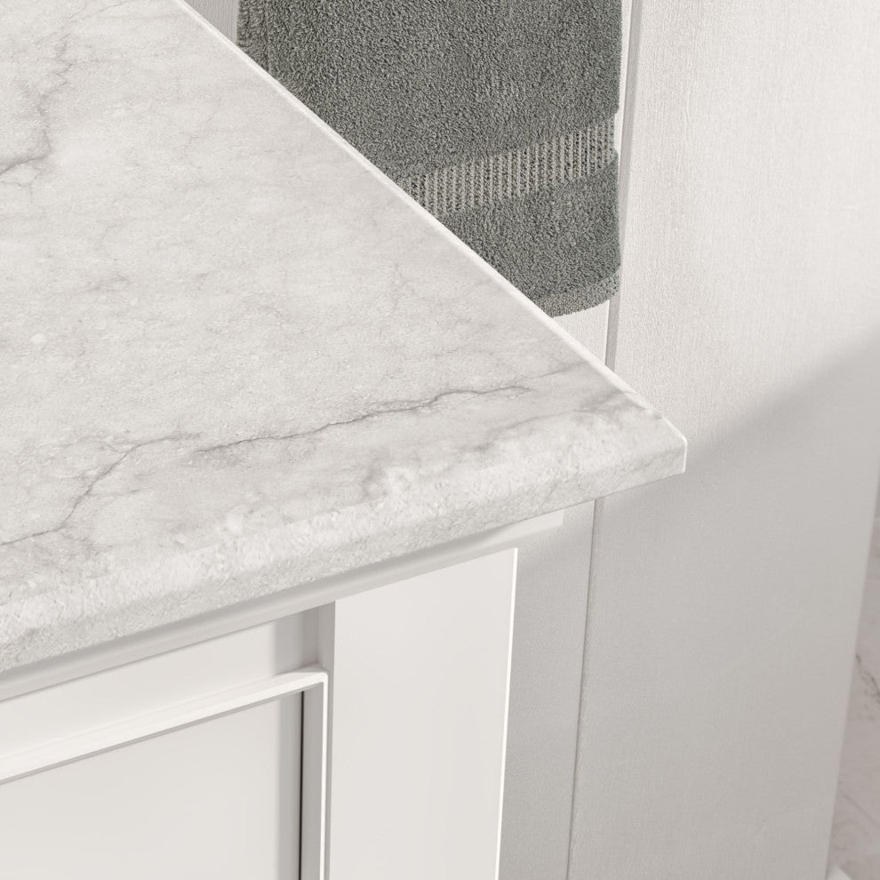 Fairmont Bathroom Vanity, Single Sink, 42", White, Freestanding