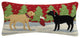 Playful Xmas Dogs Hook Pillow