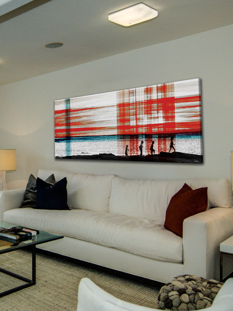 "Playa Vik" Fine Art Canvas Print, 60"x20"