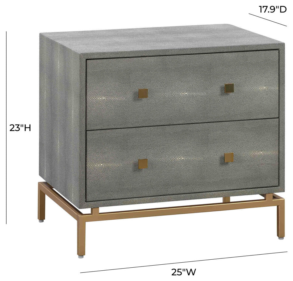 Pesce Shagreen Nightstand