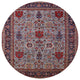 Ahgly Company Indoor Round Mid-Century Modern Area Rugs, 4' Round