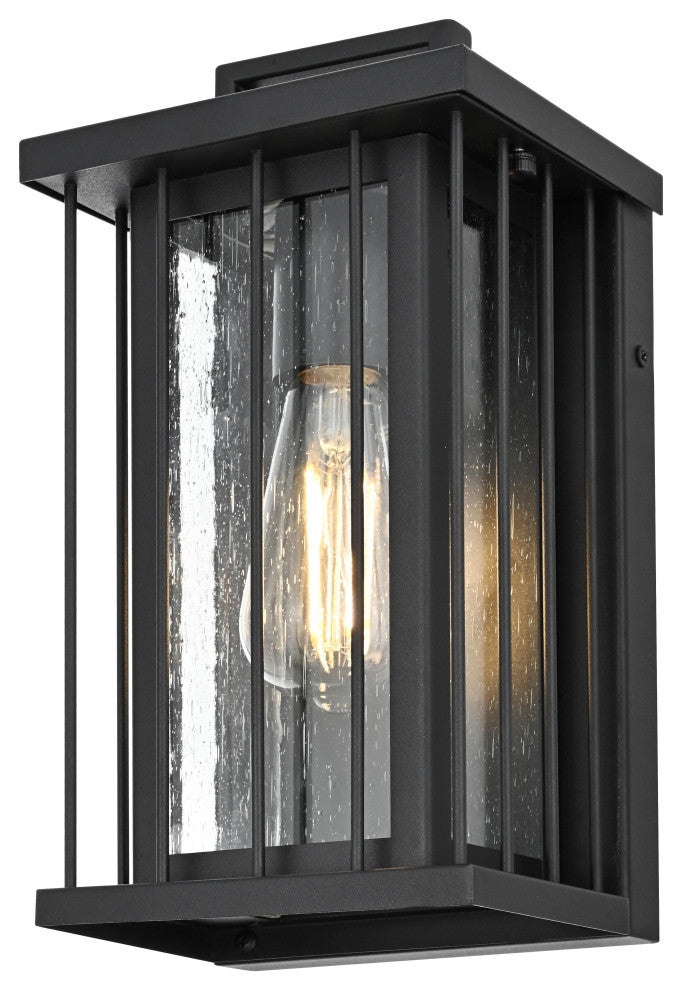 Home Living 6.5" Outdoor Wall Sconce, Black