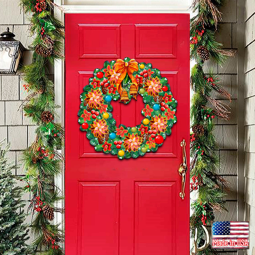 Christmas Wreath Door Hanger