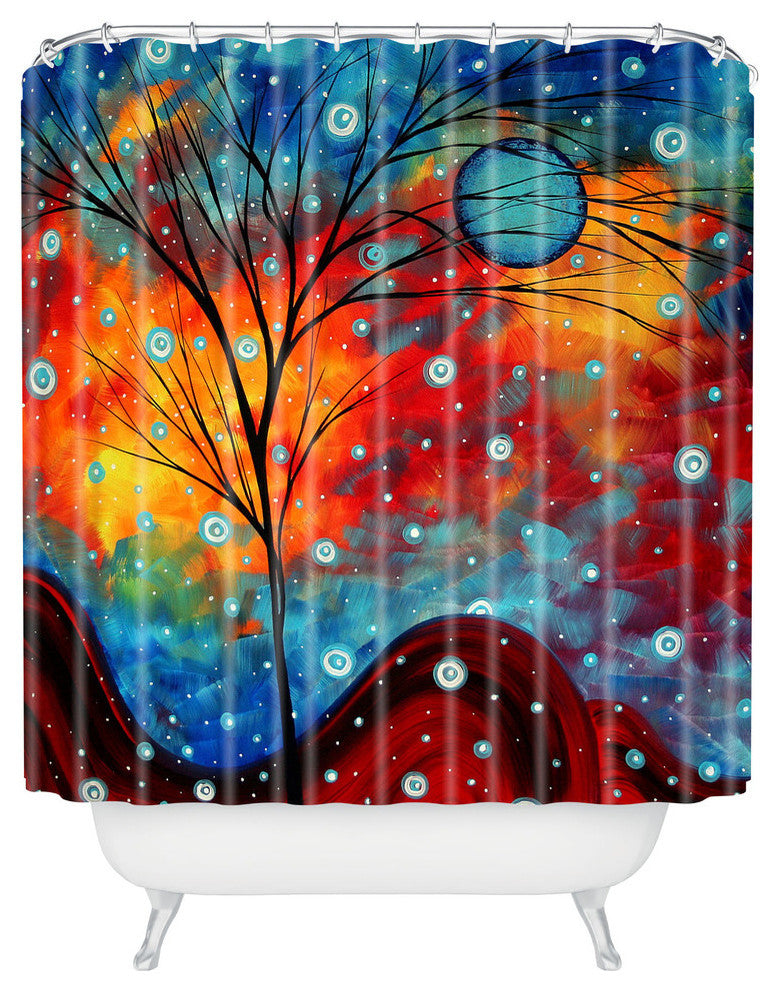madart inc Summer Snow Shower Curtain