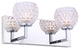Woodbridge Lighting Elise Bath Light, 2l, Clear Crystal Ball, Led G9