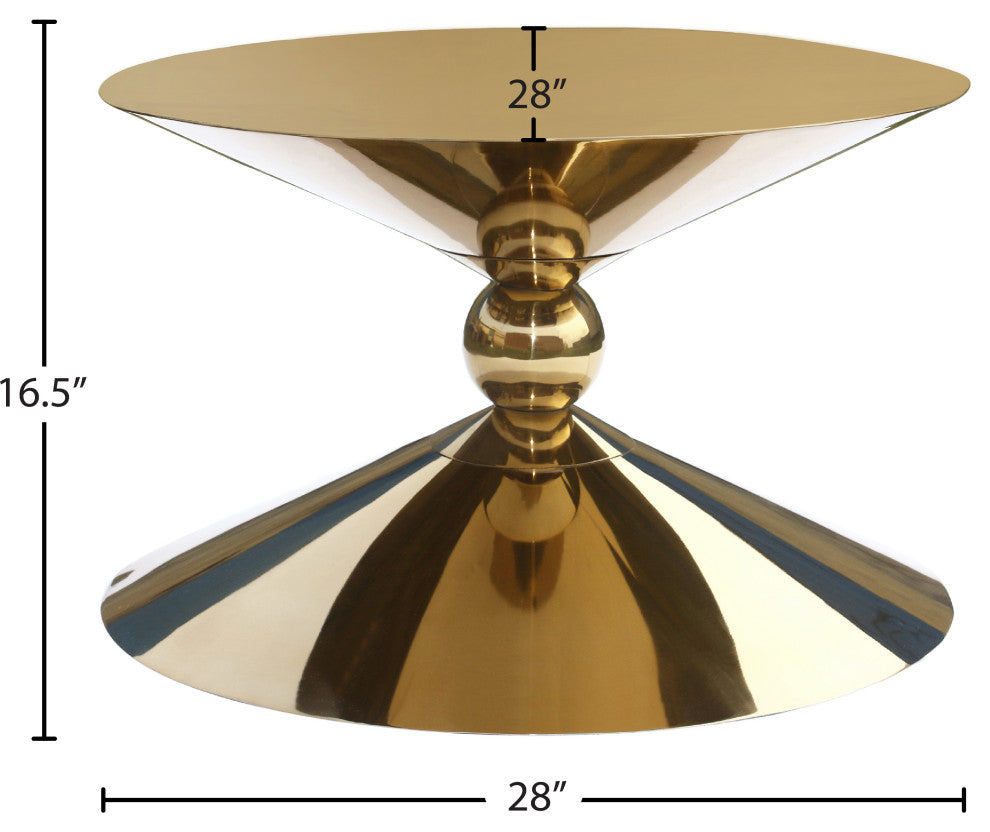 Malia Iron Coffee Table, Gold