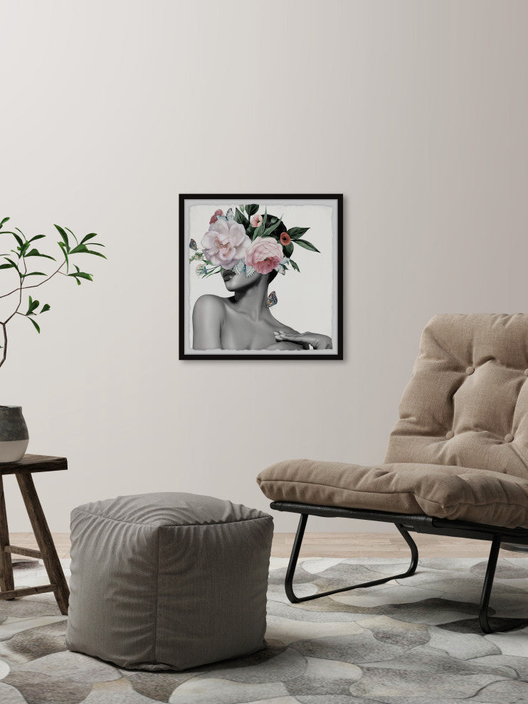"A Visiting Soul" Framed Painting Print, 18x18