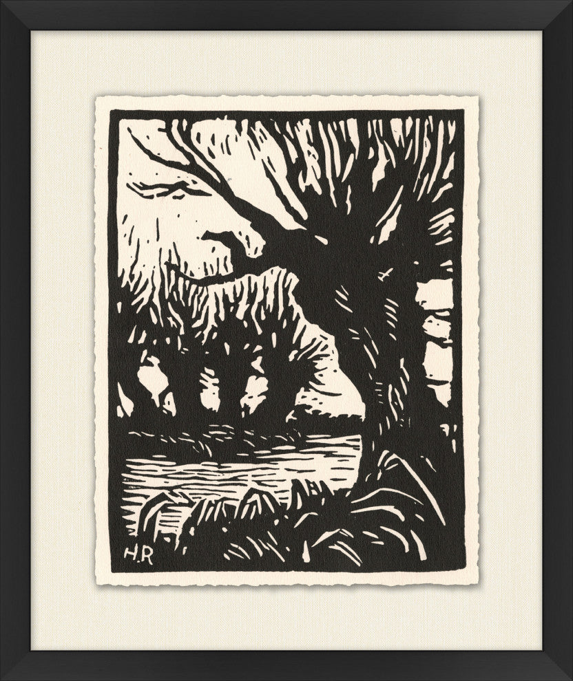 Wood Block Path, Giclee Reproduction Artwork