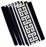 Key Stripe, Stripe Print Napkin, Navy Blue, Set of 4