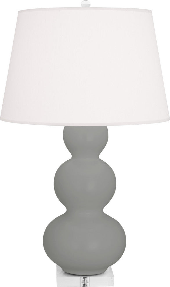 Robert Abbey RA-MST43 1-Light Table Lamp, Triple Gourd