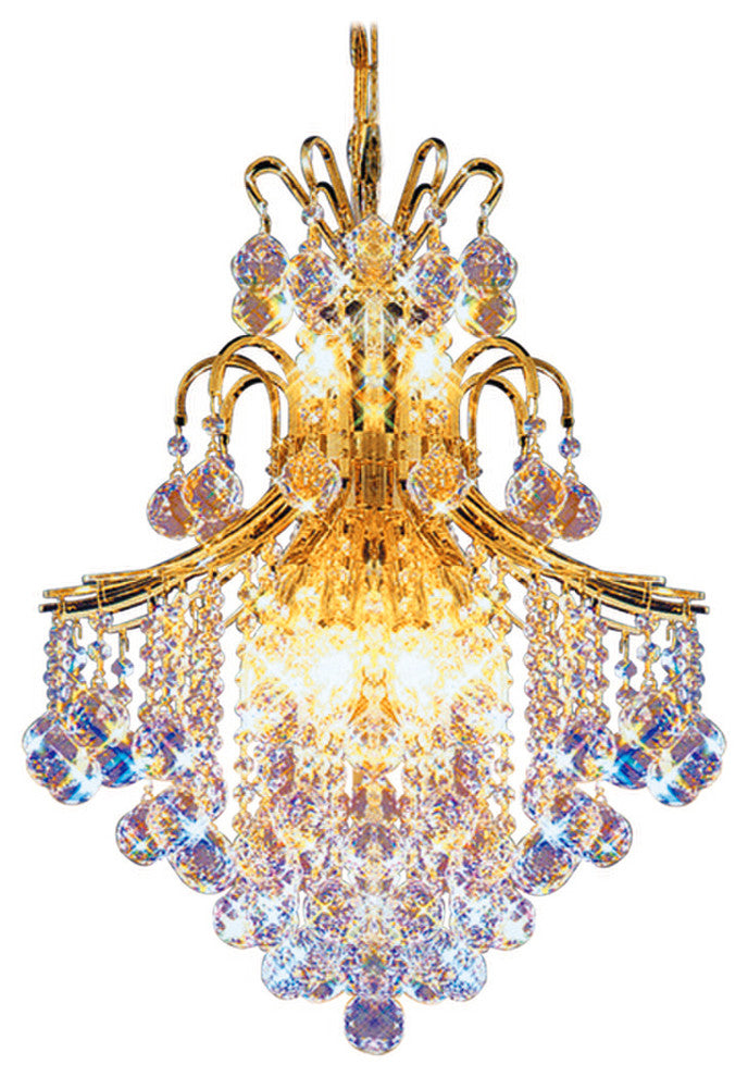 Artistry Lighting Toureg Collection Crystal Chandelier 19x23, Gold