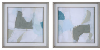 Uttermost 32268 Mist Shapes Framed Prints, 2-Piece Set