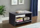 Cleo Velvet Night Stand, Gray