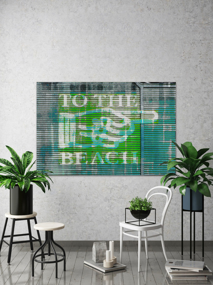 "To the Beach" Fine Art Canvas Print, 24"x16"