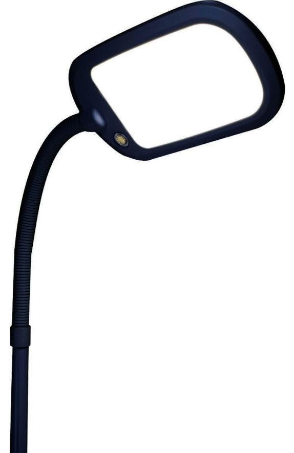 Slim Design LED Bright Reader Natural Daylight Full Spectrum Floor Lamp Black