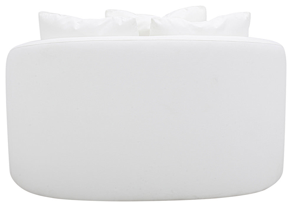 Hanim Cream Performance Fabric Daybed