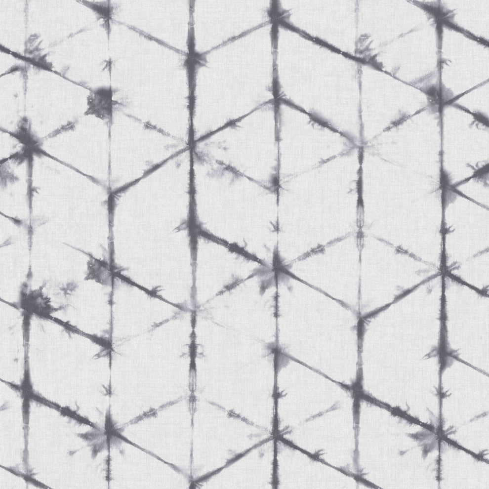 Transform Tie Dye Geo Mono Peel and Stick Wallpaper