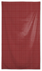 Line Grid Red 58x102 Tablecloth