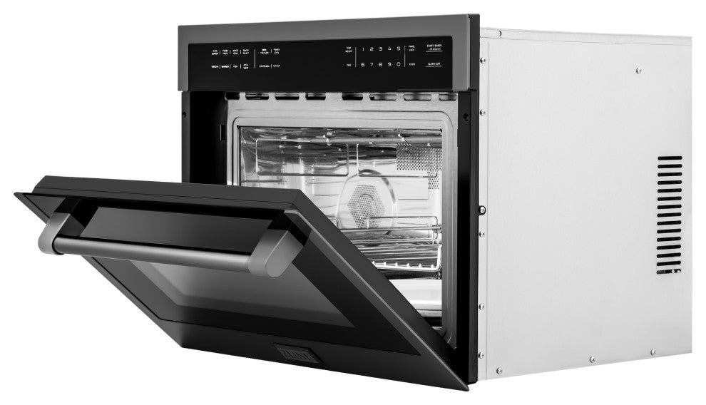 ZLINE 24" Microwave Oven, Black Stainless Steel MWO-24-BS