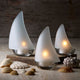 Regatta Candleholder Set, White Frost